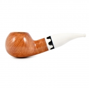 Курительная трубка Savinelli Balanzone Smooth Naturale - 320 (фильтр 9 мм)