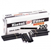 Гильзы для сигарет Zlatni Filter Black Tube 15мм - 200 шт.